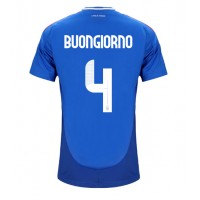 Italien Alessandro Buongiorno #4 Fußballbekleidung Heimtrikot EM 2024 Kurzarm